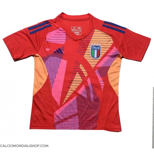 Maglie da calcio Italia Portiere Seconda Maglia Europei 2024 Manica Corta